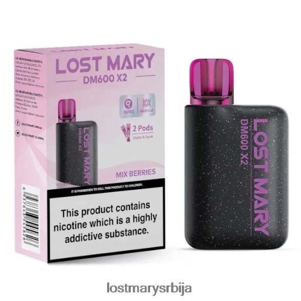 Lost Mary Price- лост Мари дм600 к2 вапе за једнократну употребу мешати бобице FRVFV4196