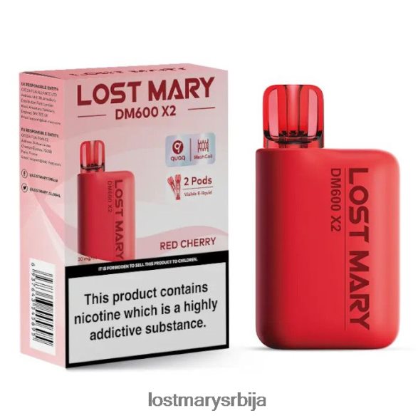Lost Mary Vape Sale- лост Мари дм600 к2 вапе за једнократну употребу црвена трешња FRVFV4198